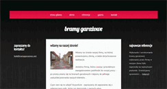 Desktop Screenshot of bramygarazowe.net